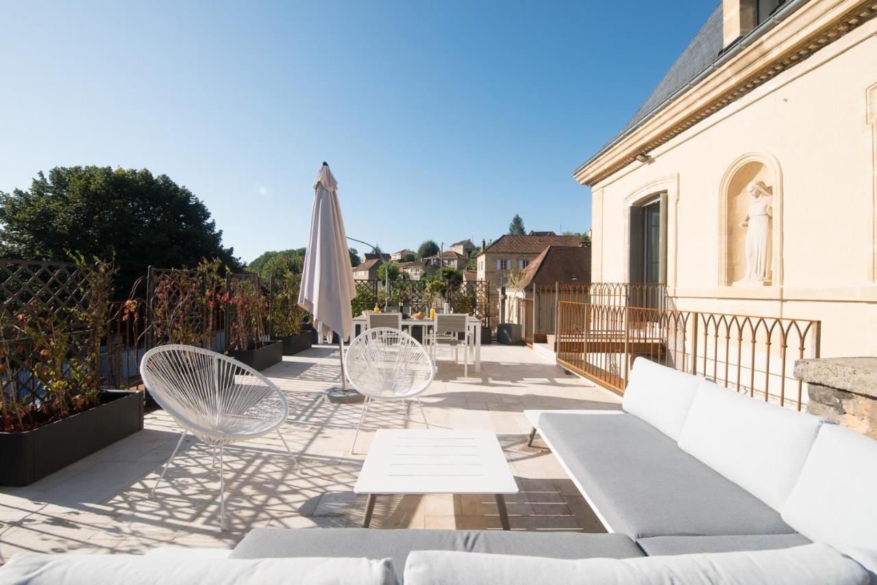 La Belle Terrasse Avec Climatisation Et Parking Prive Lejlighed Sarlat-la-Canéda Eksteriør billede